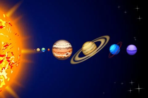 Solar system Stock Illustration