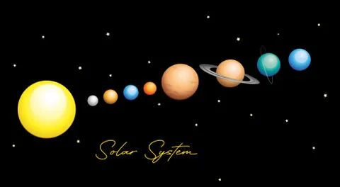 Solar system Stock Illustration