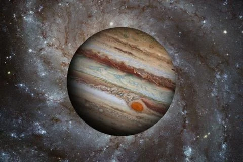 Solar System - Jupiter. It is the largest planet in the Solar System. Foto stock