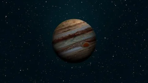 Solar System - Jupiter. It is the largest planet in the Solar System. Foto stock