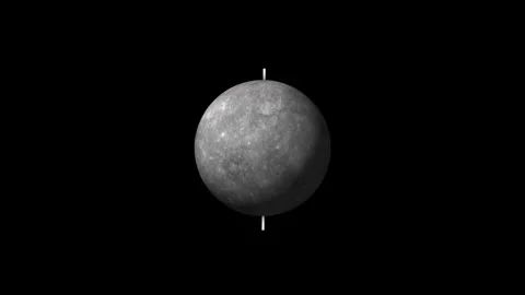 Solar SYSTEM Mercury Stock Footage 332439678