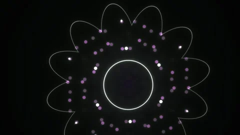 Solar System Orbital Pattern Animation. Stock Footage 340041459