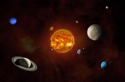 Solar system. Stock Photos