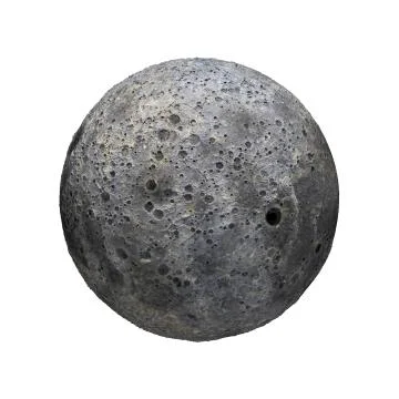 Solar system planet Alien on white background 3d rendering Illustrazione stock