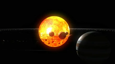 Solar System Planet Stock Footage 154504464