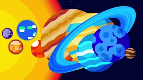 Solar System Planet Stock Footage 335667713