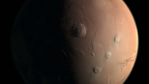 Solar system, the planet Mars Video stock 91211081