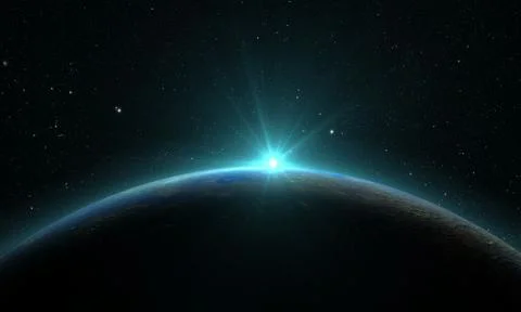 Solar System - Planet Mercury Stock Illustration