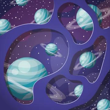 Solar system planets design vector illustration Illustrazione stock