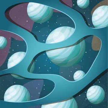 Solar system planets design vector illustration Illustrazione stock
