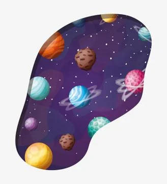 Solar system planets design vector illustration Stock Illustration