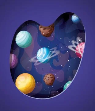 Solar system planets design vector illustration Stock Illustration
