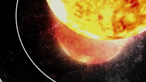 Solar System, Planets. Galactic Discovery in Educational Cosmos Animation Stock Footage 255276768