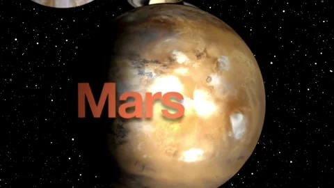 Solar System, Planets. Galactic Discovery in Educational Cosmos Animation Stock Footage 255280383