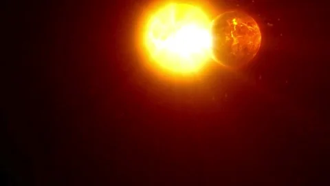 Solar System, Planets. Galactic Discovery in Educational Cosmos Animation Stock Footage 255280474