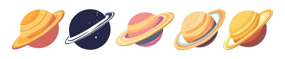 Solar System Planets Illustration Stock Illustration