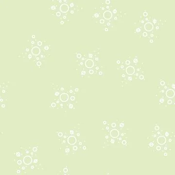 Solar system planets line seamless pattern Stock Illustration