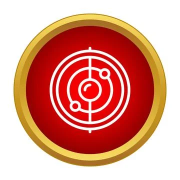 Solar system planets orbiting star science icon Stock Illustration