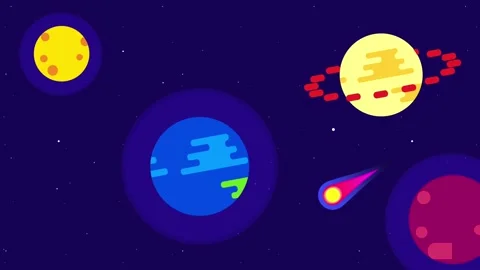 Solar System Snapshot Stock Footage 335630331