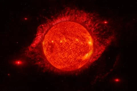 Solar System. Sun. Elements of this image furnished by NASA Foto stock