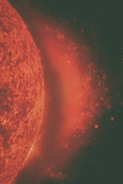 Solar System - Sun. Elements of this image furnished by NASA. Foto stock
