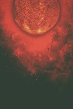 Solar System - Sun. Elements of this image furnished by NASA. Stock Photos
