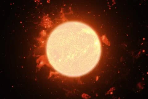Solar System. Sun. Elements of this image furnished by NASA Foto stock
