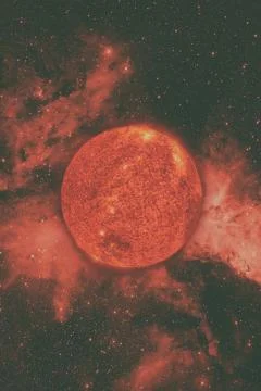 Solar System. Sun. Elements of this image furnished by NASA Foto stock