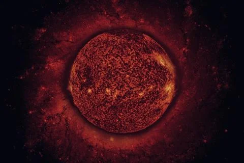 Solar System - Sun. Elements of this image furnished by NASA. Stock Photos