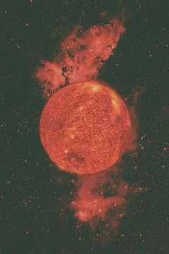 Solar System. Sun. Elements of this image furnished by NASA Solar System -... Stock Photos