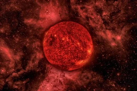Solar System. Sun. Elements of this image furnished by NASA Solar System -... Foto stock