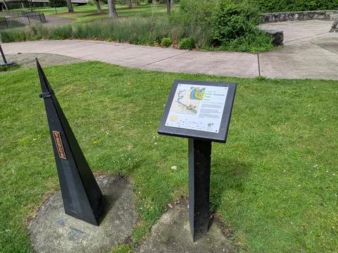 Solar System Trail signage features a trail map Фото