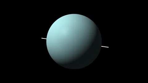 Solar SYSTEM Uranus Stock Footage 332439704