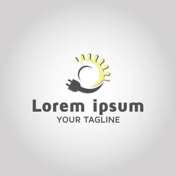 Solar system vector logo design template inspiration Stock Illustration