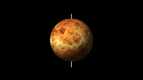 Solar SYSTEM Venus Stock Footage 332439698