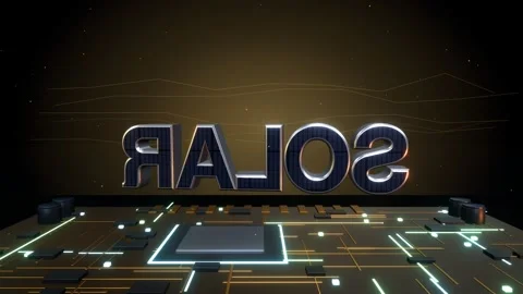 SOLAR Technology Concept 스톡 동영상 340073640