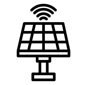 Solar Vector Icon Design Illustration Stock Illustration