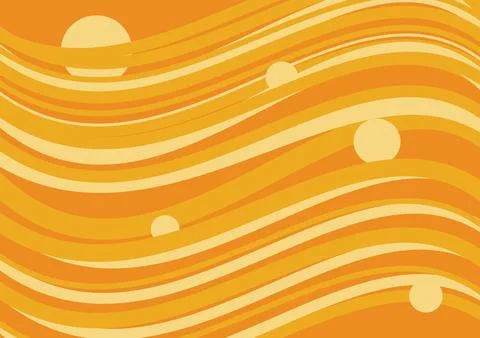 Solar Waves, an abstract representation of the sun and its energy Stock Illustration