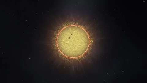 The solar wind Stock Footage 295003079