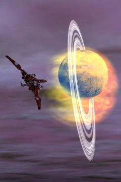 Solar winds Stock Illustration