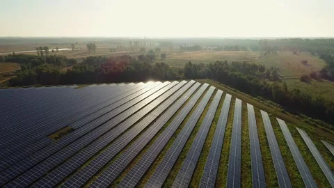 Solarfarm in the Netherlands Stock Footage 289908496