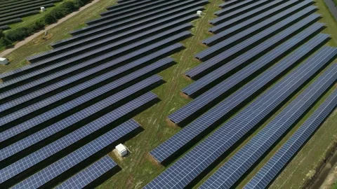 Solarfarm in the Netherlands Stock Footage 289908685
