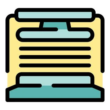Solarium bed generating light for tanning sessions Stock Illustration