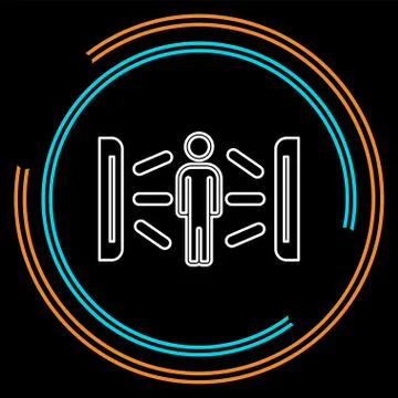 Solarium creative icon. element illustration. Stock Illustration