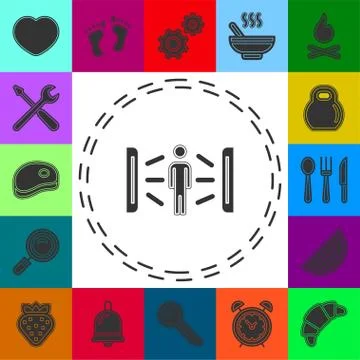 Solarium creative icon. Simple element Stock Illustration