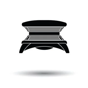 Solarium icon Stock Illustration