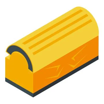 Solarium icon, isometric style Stock Illustration