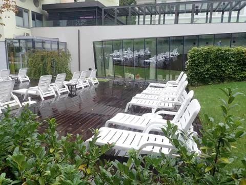 Solarium open area Stock Photos