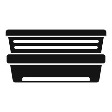 Solarium shape icon simple vector. Spa salon Stock Illustration