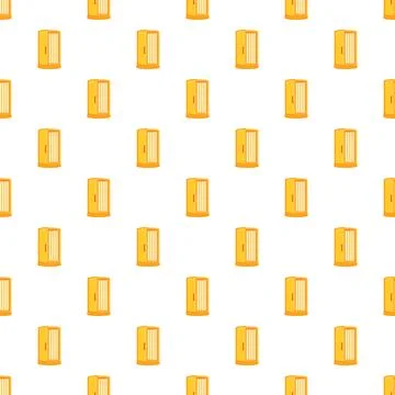 Solarium tanning booth repeating pattern for beauty and skin care Stock Illustration
